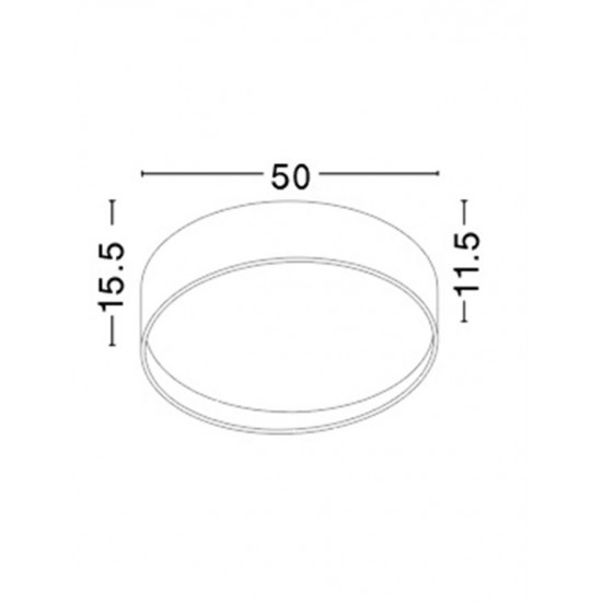 Plafoniera FANO Nova Luce Modern, Led, 71045002, Grecia
