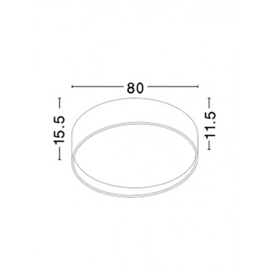 Plafoniera FANO Nova Luce Modern, Led, 71045003, Grecia