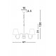 Candelabru ELIZABETH Nova Luce Clasic, E14, 7120022, Grecia