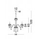 Candelabru ZENO Nova Luce Clasic, E14, 71231401, Grecia