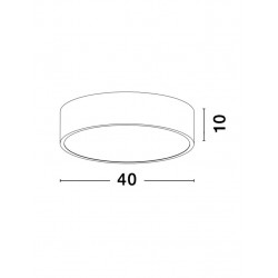 Plafoniera RODA Nova Luce Modern, Led, 7165201, Grecia