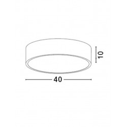 Plafoniera RODA Nova Luce Modern, Led, 7165202, Grecia