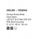 Suspensie CELSO Nova Luce Modern, E27, 7252602, Grecia