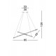 Suspensie CELINE Nova Luce Modern, Led, 7403002, Grecia