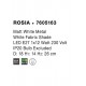 Veioza ROSIA Nova Luce Modern, E14, 7605163, Grecia