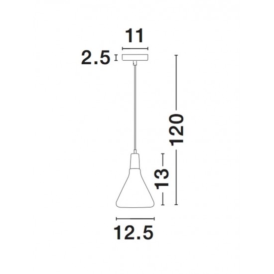 Pendul VENANZIO Nova Luce Modern, E14, 7605174, Grecia