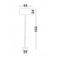 Lampadar ARRIGO Nova Luce Modern, E27, 7605184, Grecia