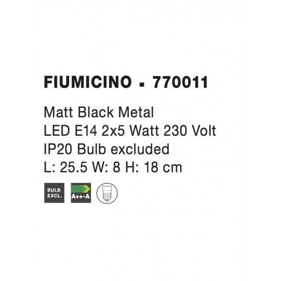 Lustra Spot FIUMICINO Nova Luce Modern, E14, 770011, Grecia