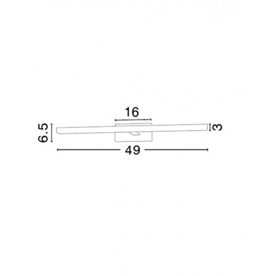 Aplica Baie MODENA Nova Luce Modern, Led, 787001, Grecia