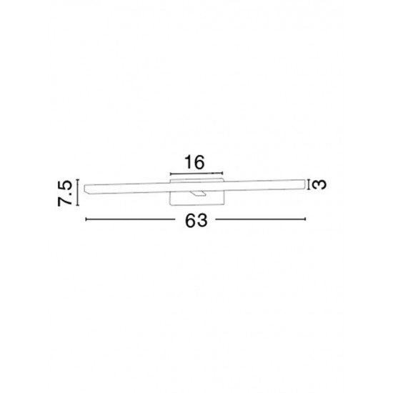 Aplica Baie MODENA Nova Luce Modern, Led, 787002, Grecia