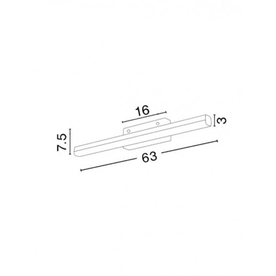 Aplica Baie VANESE Nova Luce Modern, Led, 787006, Grecia