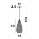 Pendul BOHO Nova Luce Modern, E27, 8040402, Grecia
