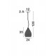 Pendul BOHO Nova Luce Modern, E27, 8040601, Grecia