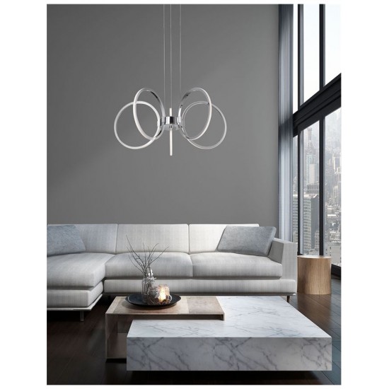 Suspensie VALLERTI Nova Luce Modern, Led, 81008601, Grecia