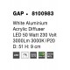 Plafoniera GAP Nova Luce Modern, Led, 8100983, Grecia