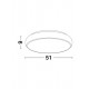 Plafoniera GAP Nova Luce Modern, Led, 8100984, Grecia