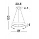 Suspensie ALBI Nova Luce Modern, Led, 8105608, Grecia