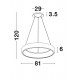Suspensie ALBI Nova Luce Modern, Led, 8105609, Grecia