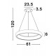 Suspensie ALBI Nova Luce Modern, Led, 8105621, Grecia