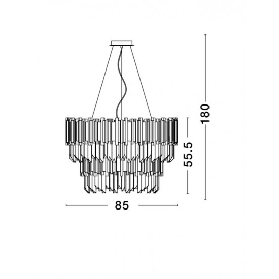 Candelabru BALADONA Nova Luce Clasic, G9, 81091718, Grecia