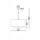 Suspensie ELIZABETH Nova Luce Clasic, E14, 8120041, Grecia