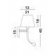 Aplica VALENCIA Nova Luce Modern, Led/E27, 8127401, Grecia