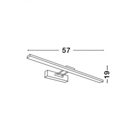 Aplica Baie ROSA Nova Luce Modern, Led, 8142281, Grecia