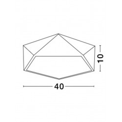 Plafoniera DARIUS Nova Luce Modern, E27, 8186203, Grecia