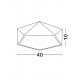 Plafoniera DARIUS Nova Luce Modern, E27, 8186205, Grecia