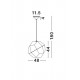 Pendul FOGGIA Nova Luce Modern, E27, 82148748, Grecia