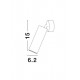 Downlight Reflector DEXTER Nova Luce Modern, GU10, 821601, Grecia