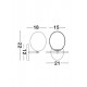 Aplica VITTON Nova Luce Modern, E14, 8279603, Grecia