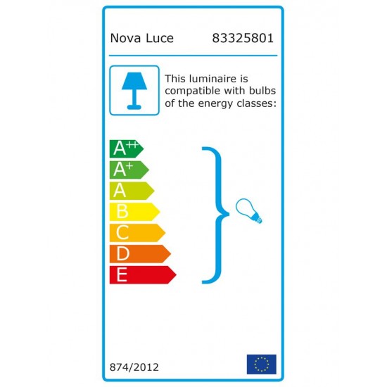 Aplica THELTA Nova Luce Elegant, E14, 83325801, Grecia