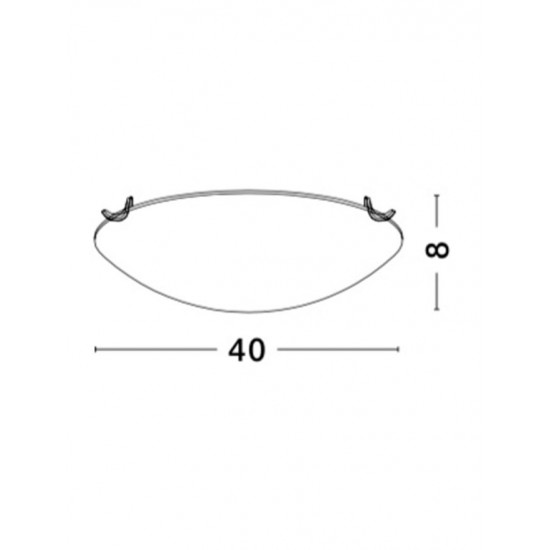 Plafoniera QUALE Nova Luce Modern, E27, 8361602, Grecia