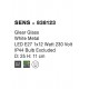 Plafoniera SENS Nova Luce Modern, E27, 838123, Grecia