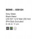 Plafoniera SENS Nova Luce Modern, E27, 838124, Grecia
