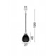 Pendul TOULON Nova Luce Modern, E27, 8381441, Grecia