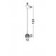 Pendul LARA Nova Luce Elegant, Led, 8540401, Grecia