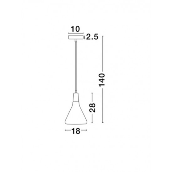 Pendul JUNO Nova Luce Modern, E27, 8800902, Grecia