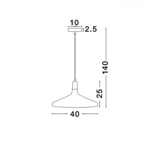 Pendul JUNO Nova Luce Modern, E27, 8801102, Grecia