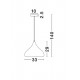 Pendul BENICIO Nova Luce Modern, E27, 8809002, Grecia