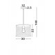 Pendul NET Nova Luce Modern, E27, 8809302, Grecia