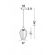Pendul SAGE Nova Luce Modern, E27, 8809702, Grecia