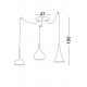 Suspensie NUORESE Nova Luce Modern, E27, 8942201, Grecia