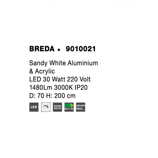Suspensie BREDA Nova Luce Modern, Led, 9010021, Grecia
