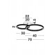 Plafoniera CILION Nova Luce Modern, 9011137, Grecia