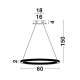 Suspensie CILION Nova Luce Modern, Led, 9011138, Grecia