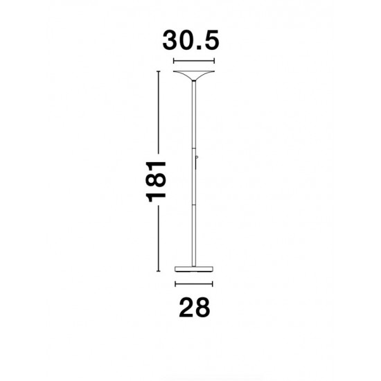 Lampadar Tehnic ROCCO Nova Luce Modern, Led, 9020103, Grecia