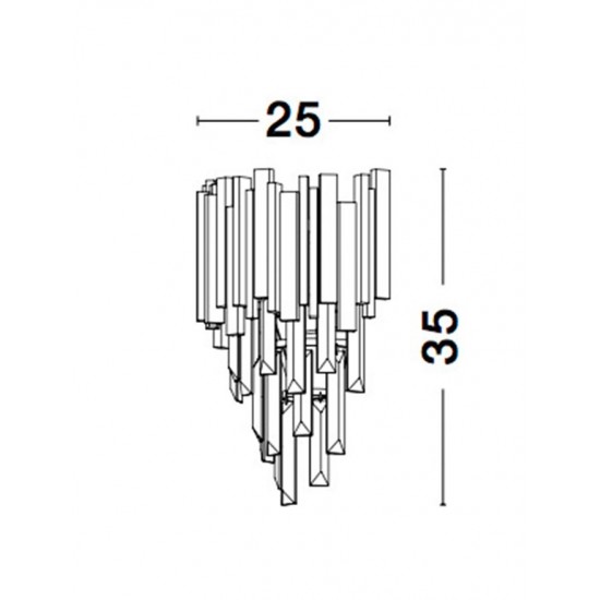 Aplica GRANE Nova Luce Modern, E14, 9050100, Grecia