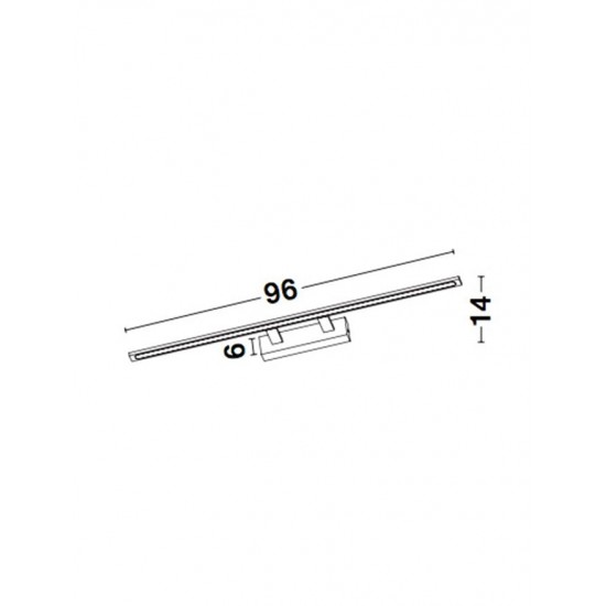 Aplica Baie LIVIA Nova Luce Modern, Led, 9053301, Grecia